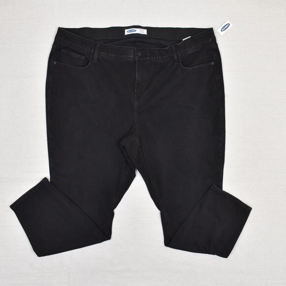 Old Navy Denim - NEW Old Navy Women's Jeans Cotton Blend Black Size 26 Plus 24/7 Sculpt Rockstar